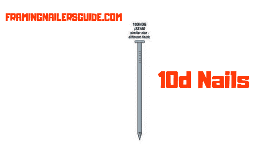 10d Nail Length/Nail Diameter/Nail Size