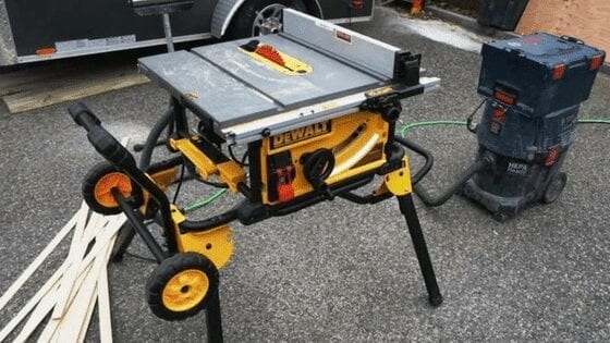 Table saw pictures: jobsite table saw