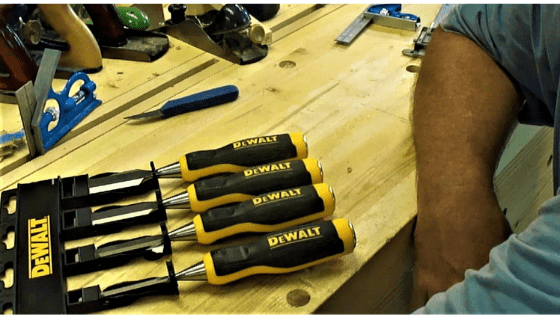 dewalt wood chisel set