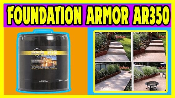 Foundation Armor AR350 Solvent Based Acrylic Paver Sealer