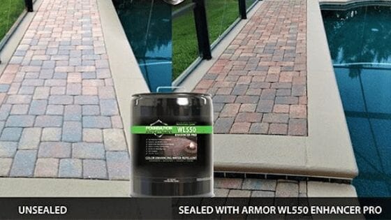 Foundation Armor WL550 Matte Wet Look Pavers Sealer