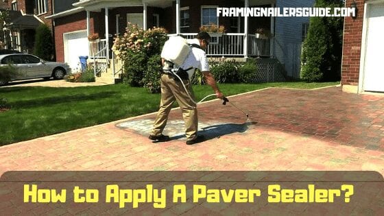 how to apply a paver sealer