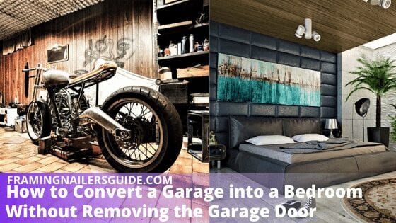 How to Convert a Garage into a Bedroom without Removing the Garage Door
