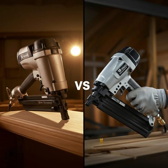 16 vs 18 gauge Nailer