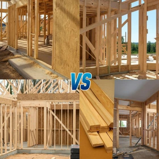 2×4 vs 2×6 Framing Lumber