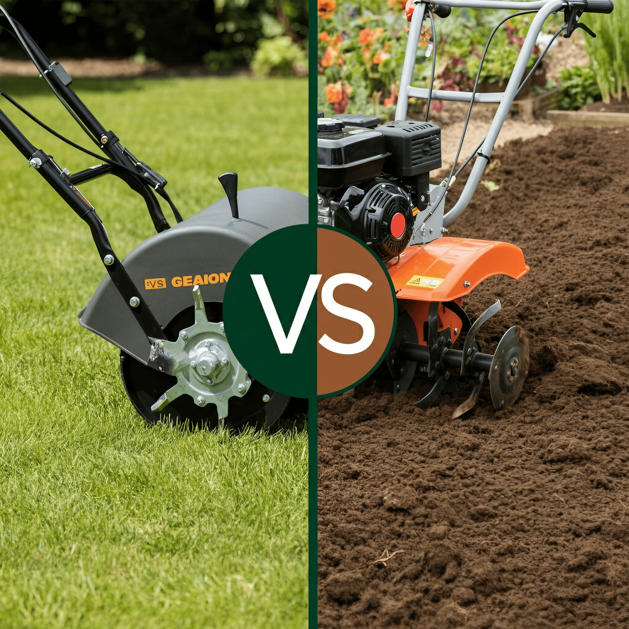 difference between aerator and tiller