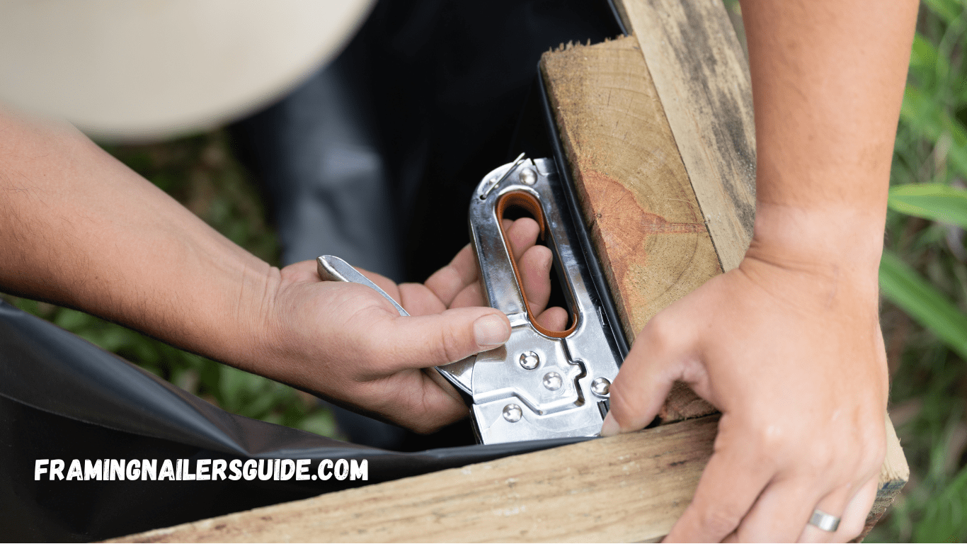 Test Fire the Staple Gun