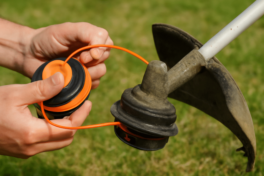 how to replace weed eater string easily