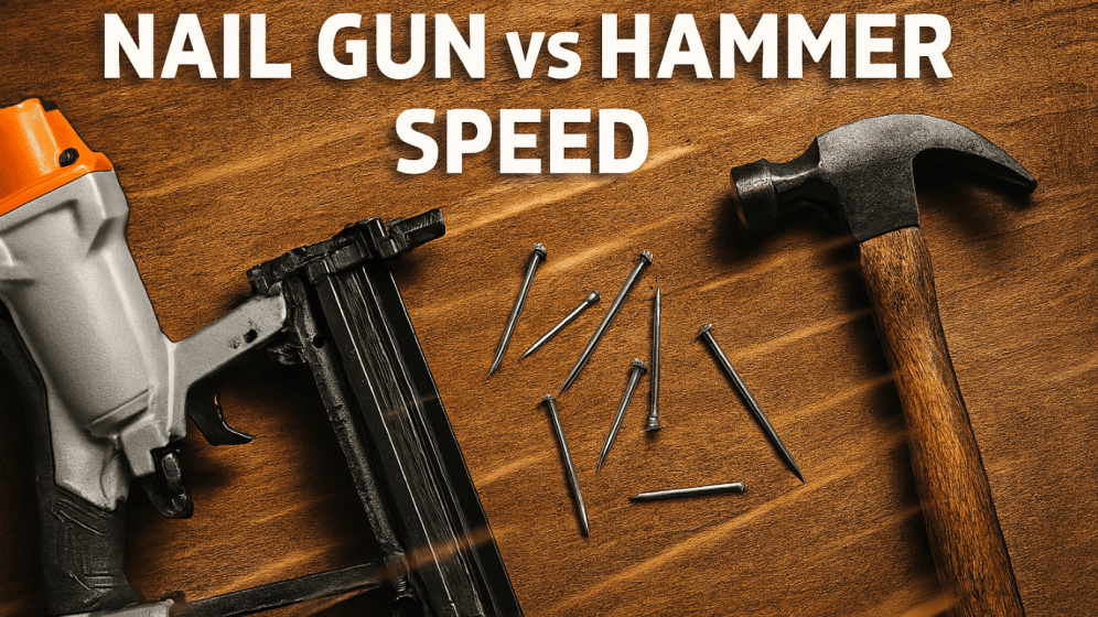 Nail Gun vs Hammer Speed