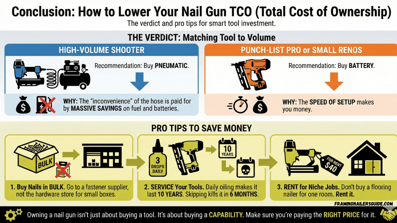 How to lower your Nail Gun TCO