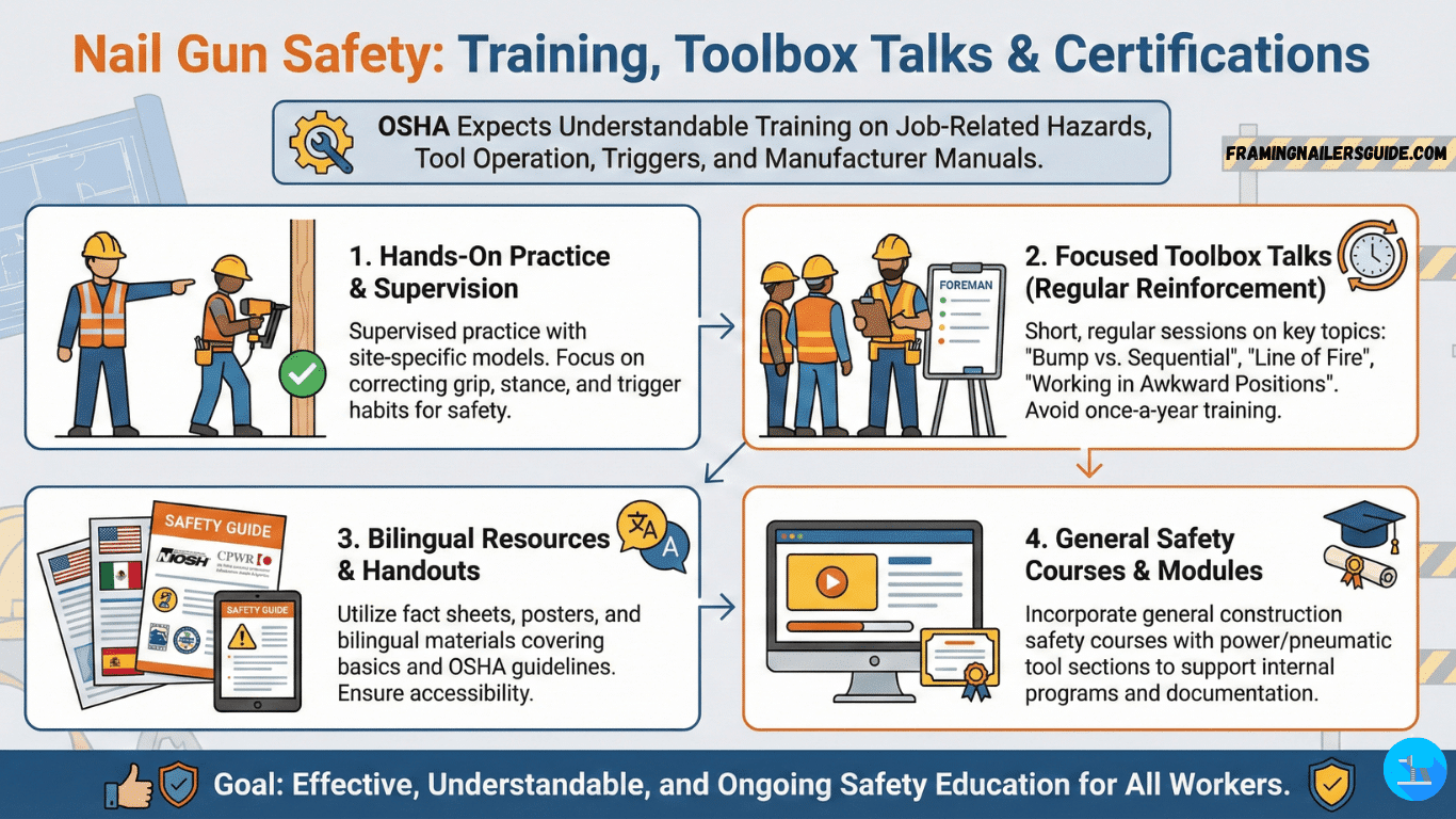 Training, Toolbox Talks, and Certifications