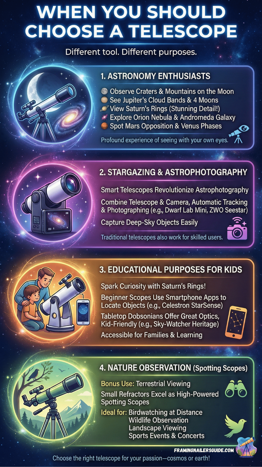 When You Should Choose a Telescope
